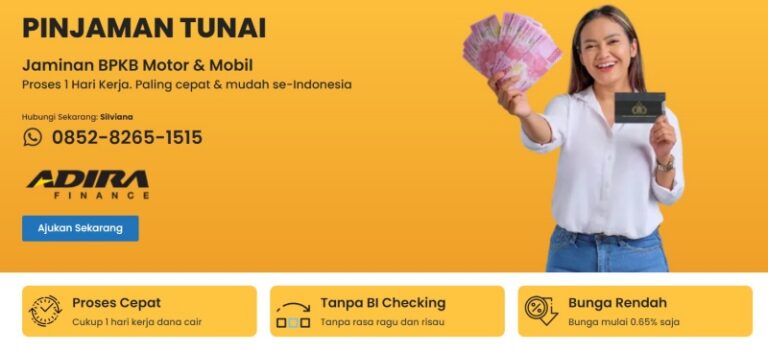 Keuntungan Gadai BPKB Motor di Adira Finance