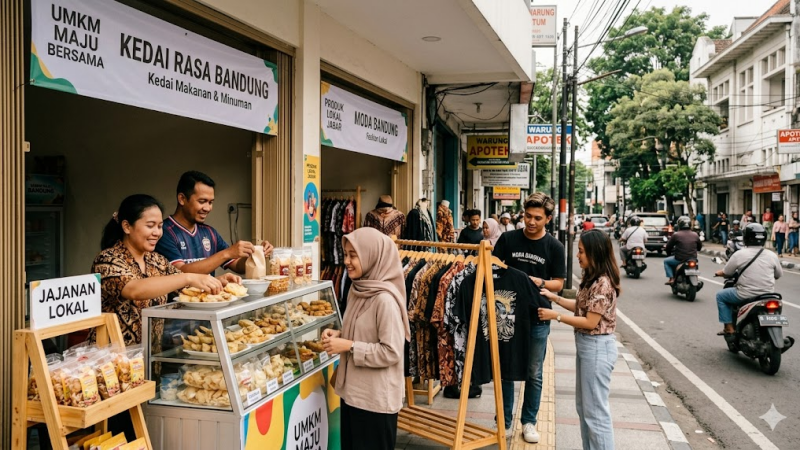 Strategi promosi UMKM di Bandung lewat online dan offline
